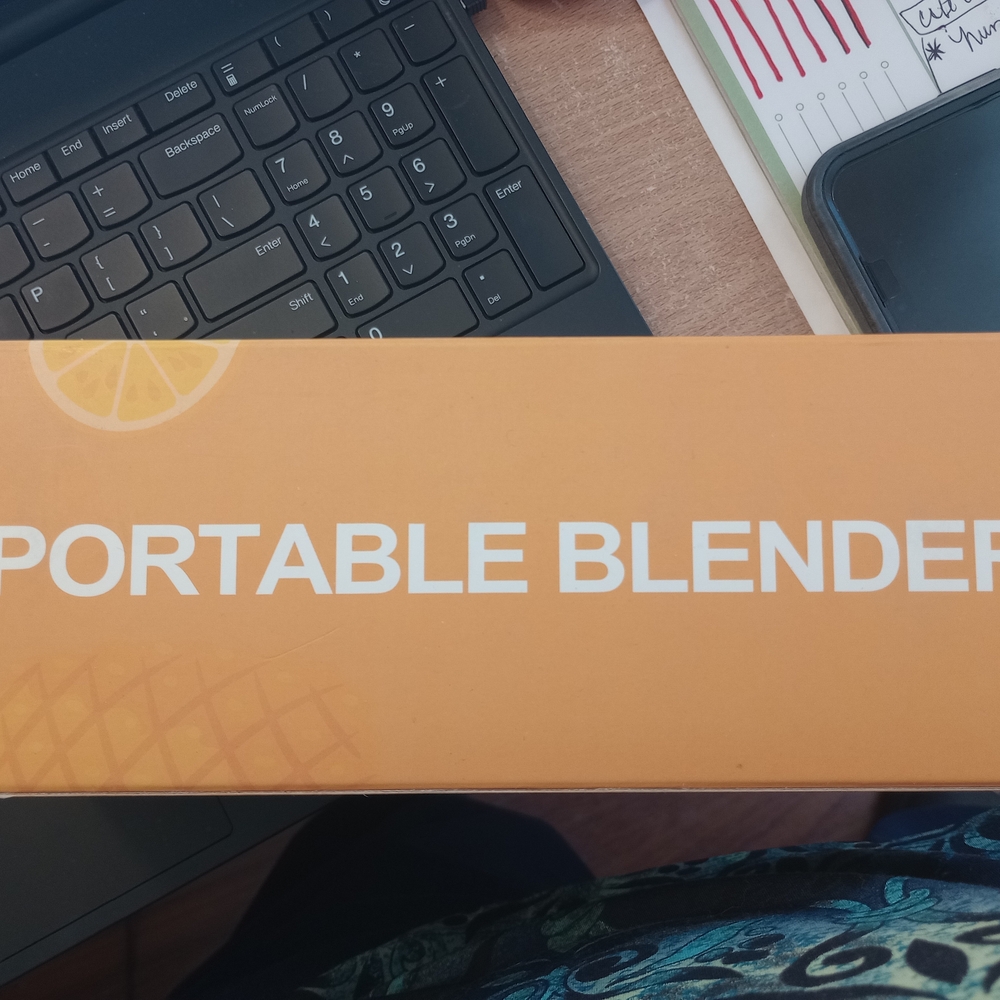 Orange Portable Blender